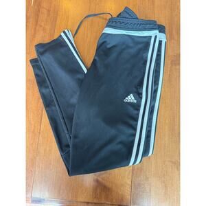 Adidas Tiro Track Pants Women’s Large Black Gray Climacool Zip Ankle Soccer